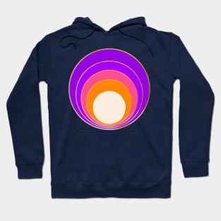 Groovy mod circle design Hoodie